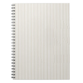 Cuaderno Banda de puntas beige y blanco