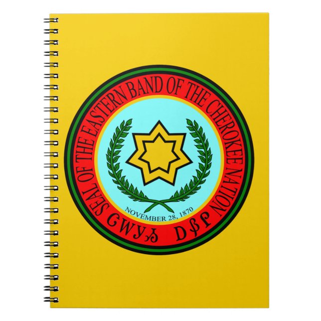 Cuaderno Banda del este del sello cherokee (Frente)