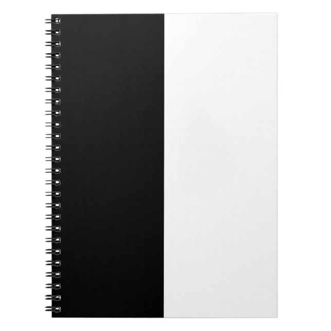 Cuaderno Banda negra y blanca (Frente)