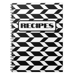 Cuaderno Banda negrita de dos puntas de flecha de tono de c