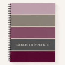 Bandas anchas dramáticas malvas y verdes personali