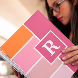 Cuaderno Bandas anchas femeninas con monograma