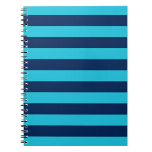 Cuaderno Bandas azul cielo audaces y de la marina