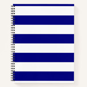 Cuaderno Bandas azul y blanca de la Marina