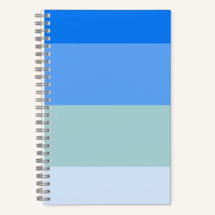 Cuaderno Bandas azules
