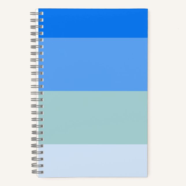 Cuaderno Bandas azules (Anverso)