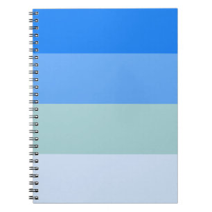 Cuaderno Bandas azules
