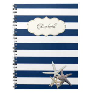Cuaderno Bandas azules de la Marina Adorable,Starfish ,Pers