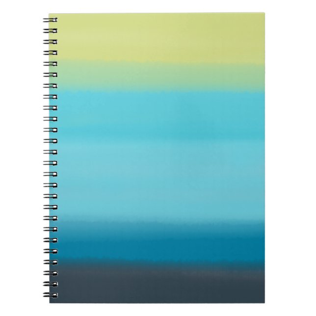 Cuaderno Bandas de color azul (Frente)
