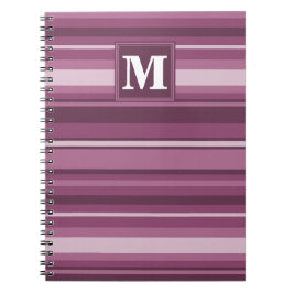 Cuaderno Bandas de mauve monogramo