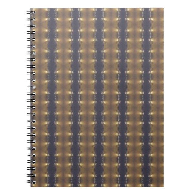 Cuaderno Bandas de oro marrón negro clásicas (Frente)