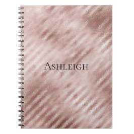 Cuaderno Bandas de oro Rosa de moda