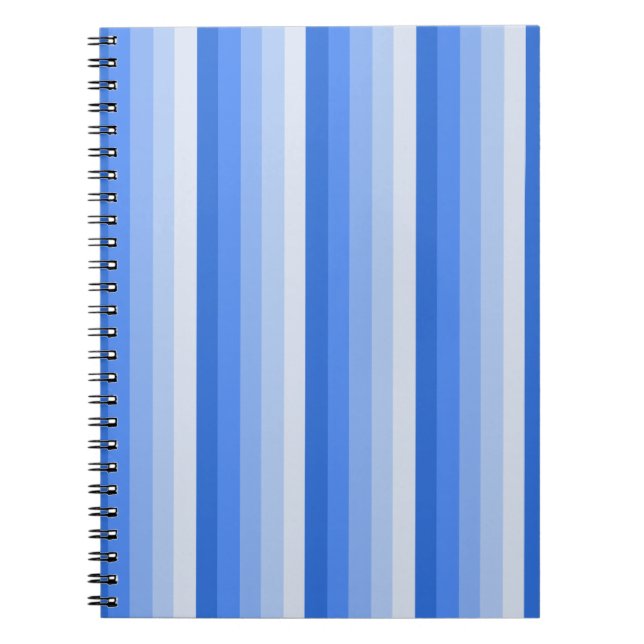 Cuaderno Bandas de sombra azules (Frente)