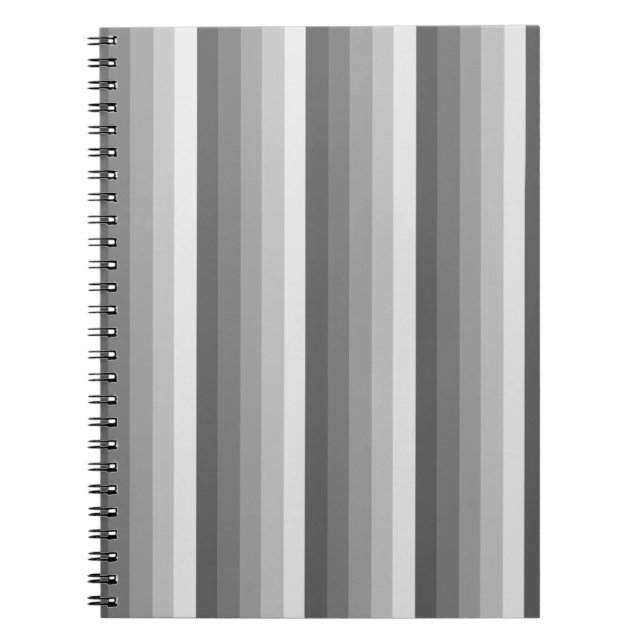 Cuaderno Bandas de sombra gris (Frente)