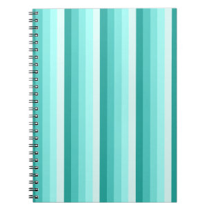 Cuaderno Bandas de sombra turquesa