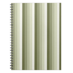 Cuaderno Bandas de sombra verde oliva