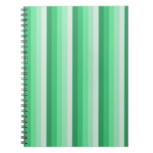 Cuaderno Bandas de sombra verdes