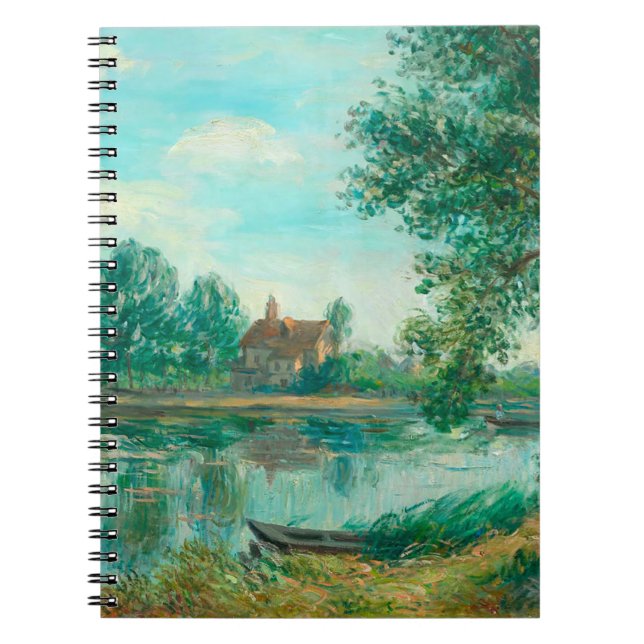 Cuaderno Bandas del Loing en Saint-Mammès Alfred Sisley (Frente)