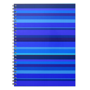 Cuaderno Bandas horizontales azules