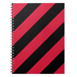 Cuaderno Bandas rojas y negras