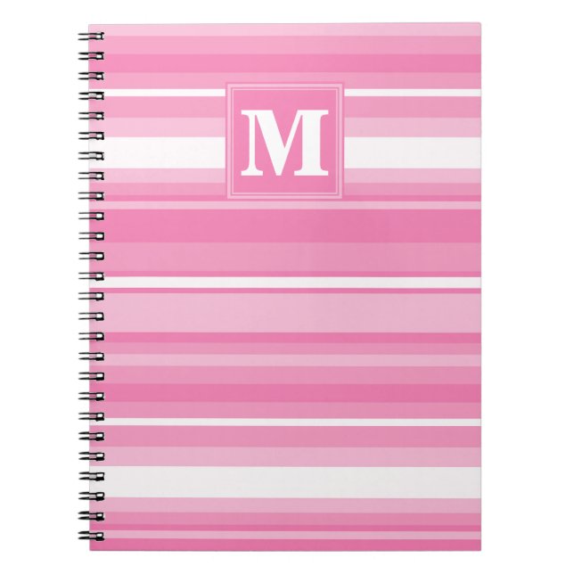 Cuaderno Bandas rosadas monográficas (Frente)
