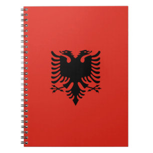Cuaderno Bandera albanesa