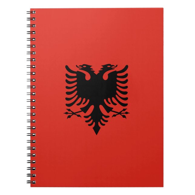 Cuaderno Bandera albanesa (Frente)