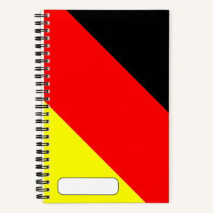 Cuaderno Bandera alemana moderna