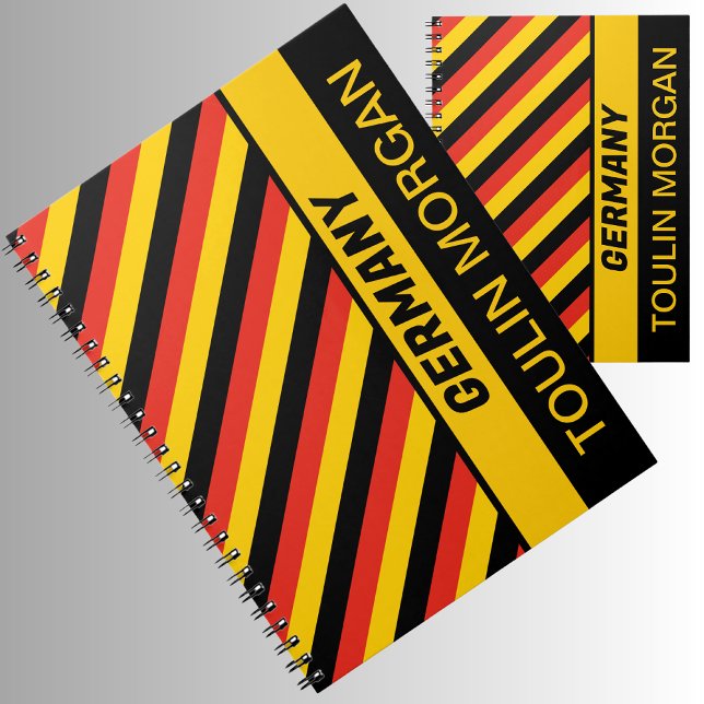 Cuaderno Bandera alemana personalizada (Subido por el creador)