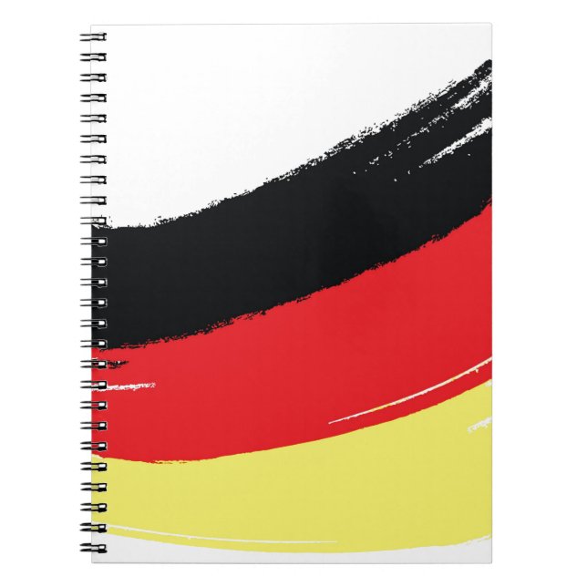 Cuaderno Bandera alemana pintada (Frente)