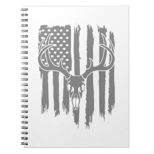 Cuaderno Bandera americana de la caza