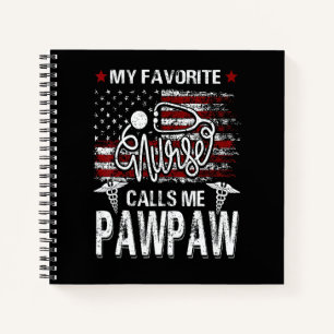 Cuaderno Bandera Americana Mi Enfermera Favorita Me Llama P