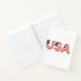 Cuaderno Bandera americana para portátiles EE.UU.