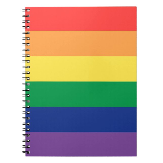 Cuaderno Bandera arco iris (Frente)