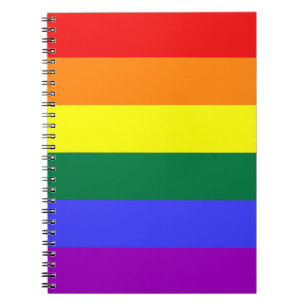 Cuaderno Bandera arco iris del Orgullo LGBT
