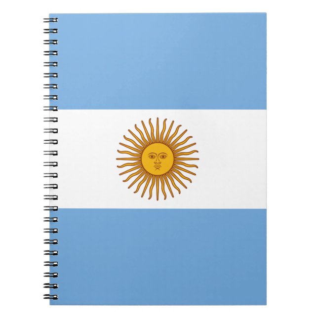 Cuaderno Bandera argentina Bandera De Argentina (Frente)