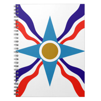 Cuaderno Bandera asiria - Portátil espiral Ata d'Ator
