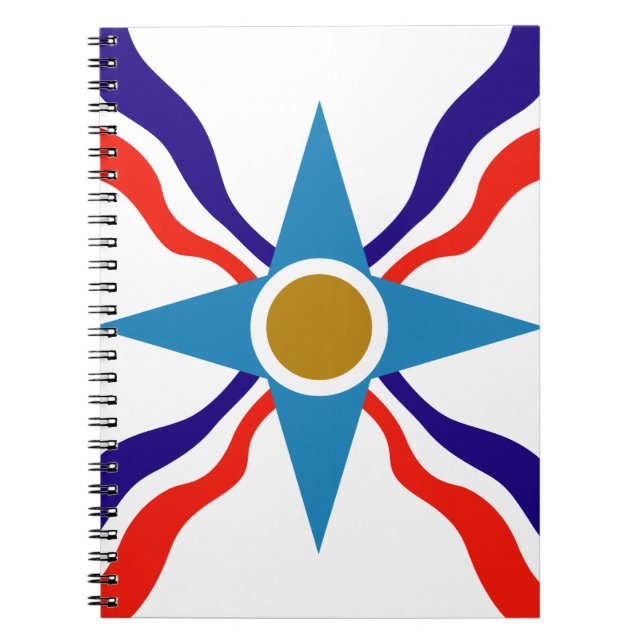 Cuaderno Bandera asiria - Portátil espiral Ata d'Ator (Frente)