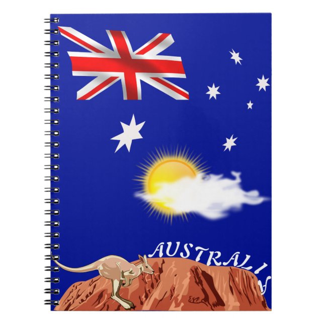 Cuaderno Bandera australiana (Frente)