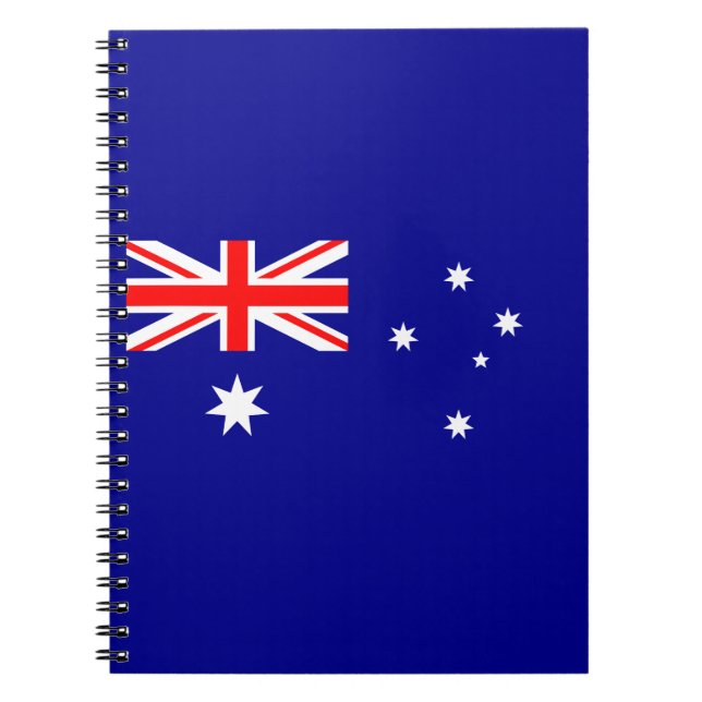 Cuaderno Bandera australiana patriótica (Frente)