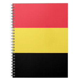 Cuaderno Bandera belga