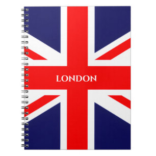Cuaderno Bandera británica de Londres