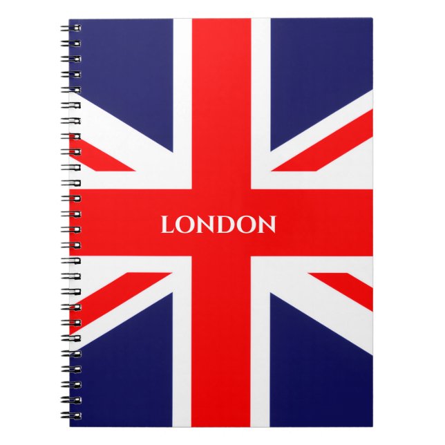 Cuaderno Bandera británica de Londres (Frente)