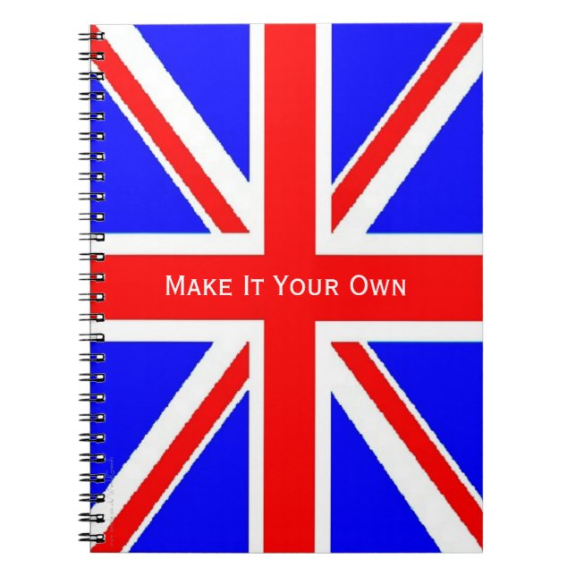 Cuaderno Bandera BRITÁNICA Union Jack (Frente)