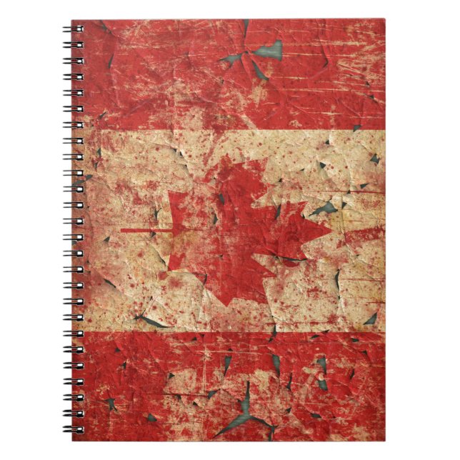 Cuaderno Bandera Canadá (Frente)