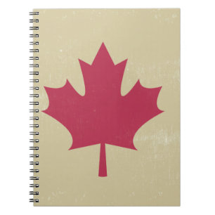 Cuaderno bandera canadiana