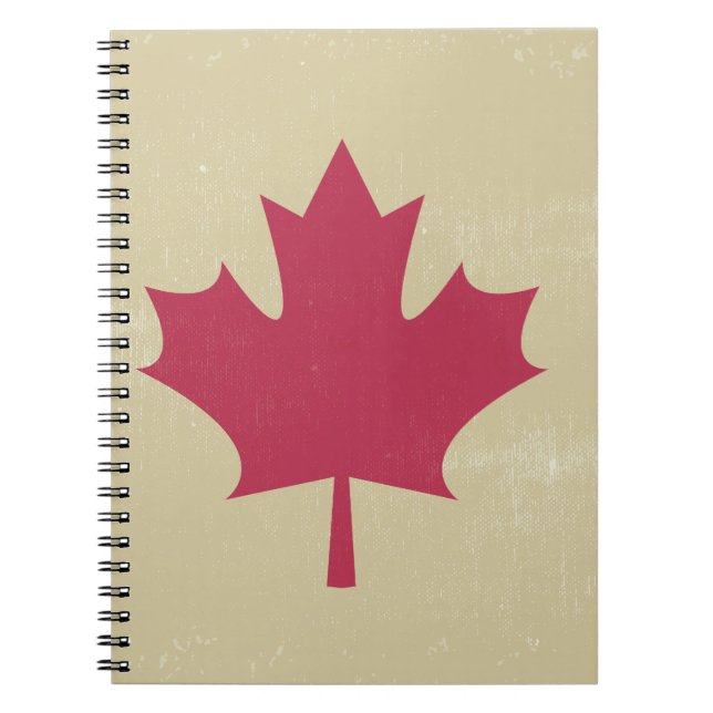 Cuaderno bandera canadiana (Frente)