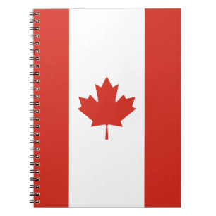 Cuaderno Bandera canadiense patriota