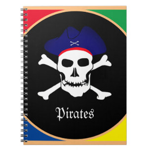 Cuaderno Bandera Capitán y Pirata - Isla del tesoro/niños