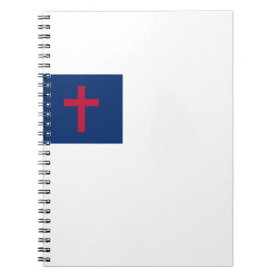 Cuaderno Bandera cristiana Portátil de foto espiral